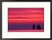 Pink Sky Reflected in Sea With Karst Islands, Phang Nga Bay, Thailand Framed Photographic Poster Print by John & Lisa Merrill, 21x17