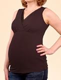 A Pea in the Pod: Sleeveless V-neck Faux Wrap Maternity Top