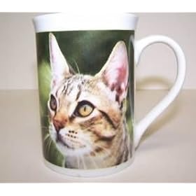 607742A Coffee Mug Brown Tabby 4in by L R International Inc