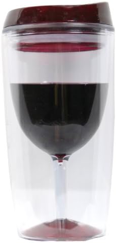 Vino Luxe 10 oz Insulated Wine Tumbler - Merlot