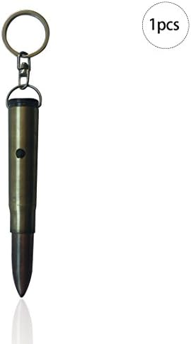 Bullet combo multifunction key lights B37 Tactical Flashlight ballpoint pen (Coppery 1-piece)