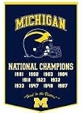 Michigan Wolverines 24' 'x36' ' Dynasty Wool Banner