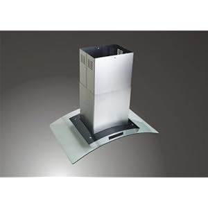 Eureka 36" European Style Stainless Steel Island Mount Range Vent Hood