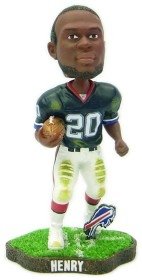Buffalo Bills Travis Henry Game Worn Forever Collectibles Bobble Head