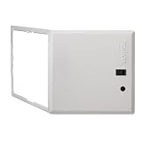 SMC 14-Inch Series, Structured Media Premium Hinged Cover With Trim Ring, White, 47605-14P