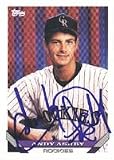 Andy Ashby, Colorado Rockies Autographed Card