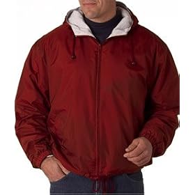 Adult Fleece-Lined Hooded Jacket by UltraClub