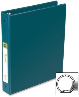 Wholesale CASE of 25 - Acco/Wilson Jones Standard Rnd Ring Vinyl Binders-Standard Round Ring Binder,1-1/2"Cap, 11"x8-1/2", Green