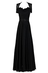 Plus Size A-line  Crystal Lace Sweetheart Floor Length Chiffon Short Sleeves Evening Dress/Mother-of-the-Bride Dress  With Ruffles