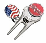 Maryland Terrapins Divot Tool Hat Clip with Golf Ball Marker (Set of 2)