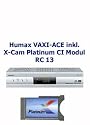 RC13 Humax VACI-ACE Satreceiver + Euro Irdeto CI Modul