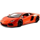 Burago Lamborghini Aventador Lp 700-4 Replica Diecast 1:18-orange-