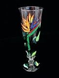 Bird of Paradise Design - Hand Painted - Pilsner - 10 oz.