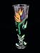 Bird of Paradise Design - Hand Painted - Pilsner - 10 oz.
