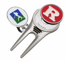 Rutgers Scarlet Knights Divot Tool Hat Clip With Golf Ball Marker Of 2)