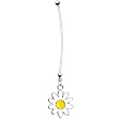 White Daisy Pregnant Belly Ring