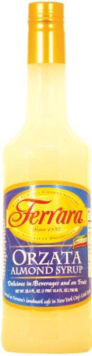 Ferrara Almond Orzata Syrup - 26oz. Plastic Bottle by Almond Syrups