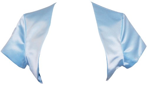 Satin Bolero Jacket Cover-up Cap Sleeve Prom Bridesmaid