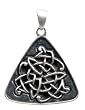 Celtic Triangle Pendant - Pewter - 1.5'' Length
