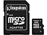 Professional Kingston MicroSDHC 4GB (4 Gigabyte) Card for Nokia 6350 with c ....