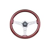 Mahogany Formula Gt Steering Wheel 14 Fits All Jeeps w/ Adapter CJ, YJ Wrangler # 714