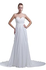 Strapless Sleeveless Beaded Lace-Up Charmeuse/Chiffon Evening Dress 