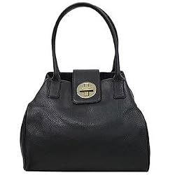 Kate Spade Bexley Anisha Leather Stevie Satchel Bag Purse Tote Black