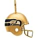 14K Yellow Gold Seattle Seahawks Helmet Pendant W/Enamel