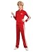 Rubie's Costume Co Women's Glee Sue's Red Track Suit Adult Costume, Standard Color, Standard