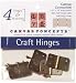 Canvas Concepts Decor Canvas Craft Hinges With Nails Brass 4 Sets/Pkg CC70502, 3 Item(s)/Order