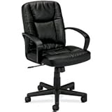 basyx by HON HVL171 Executive Mid-Back Chair, Black