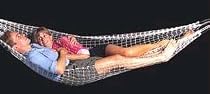 EARTH PORTABLE DOUBLE HAMMOCK -- Fits Two Adults BIG -- COMPACT Comfortable, DURABLE-- EASY to Set Anywhere!