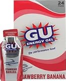 GU Energy Labs Energy Gel - No Caffeine Strawberry Banana -- 24 Packets