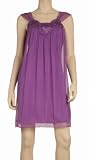 BURNOUT TRIM DRESS
