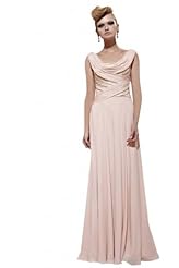 A-line V-neck Halter Sleeveless Beaded Applique Cocktail Floor Length Homecoming Dress/Pageant Dress/Prom Dress/Party Dress/Wedding Dress 