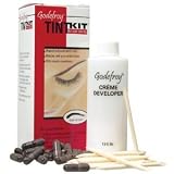 Godefroy Eyebrow Tint Kit Dark Brown, 20 Applications
