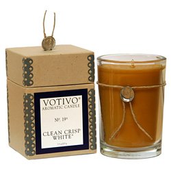 Votivo Aromatic Candle - Clean Crisp White 6.8 oz.