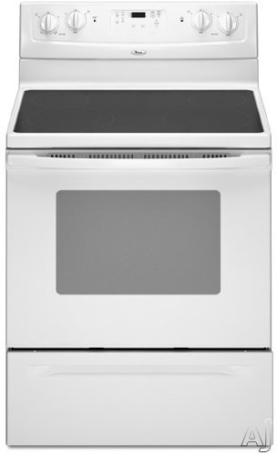Whirlpool WFE361LVQ White WhirlpoolR 30 in. Self-Cleaning Freestanding Electric Range5