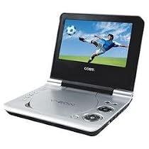 Coby Electronics TF-DVD8107 8-Inch Portable DVD/CD/MP3 Player,Silver