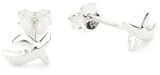 Dew Sterling Silver Kiss Stud Earrings 40GWHP