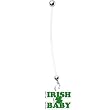 Shamrock Irish Baby Pregnancy Belly Ring