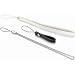 Palm - Handheld lanyard - black, white, silver (pack of 3 )