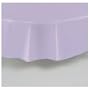 Lavender Plastic Table Cover Round