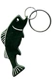 Bottle Opener - Green Bass Keychain Style
