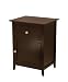 Bedroom Night Stand Contemporary Style in Espresso