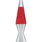 Lava Lite 2132 14.5-inch/20 oz. Stardust Glitter Lamp, Red