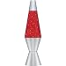 Lava Lite 2132 14.5-inch/20 oz. Stardust Glitter Lamp, Red