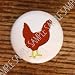 CHICKENS ROOSTERS HENS LITTLE RED HEN CHICKEN DRAWER PULLS KNOBS