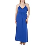 Women's Plus-Size Mossimo® Black: Blue Sleeveless Maxi Dress