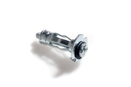 Steel Hollow Wall Anchor With Pan Head Screw 1/4 Diameter x 2  Length Combo Drive (Pack of 50)